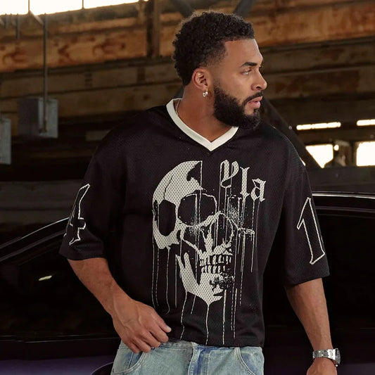 Men's Oversized Graphic YOUNGLA T-Shirt