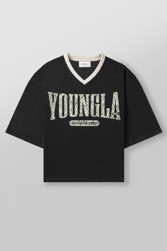 Men's Oversized Graphic YOUNGLA T-Shirt